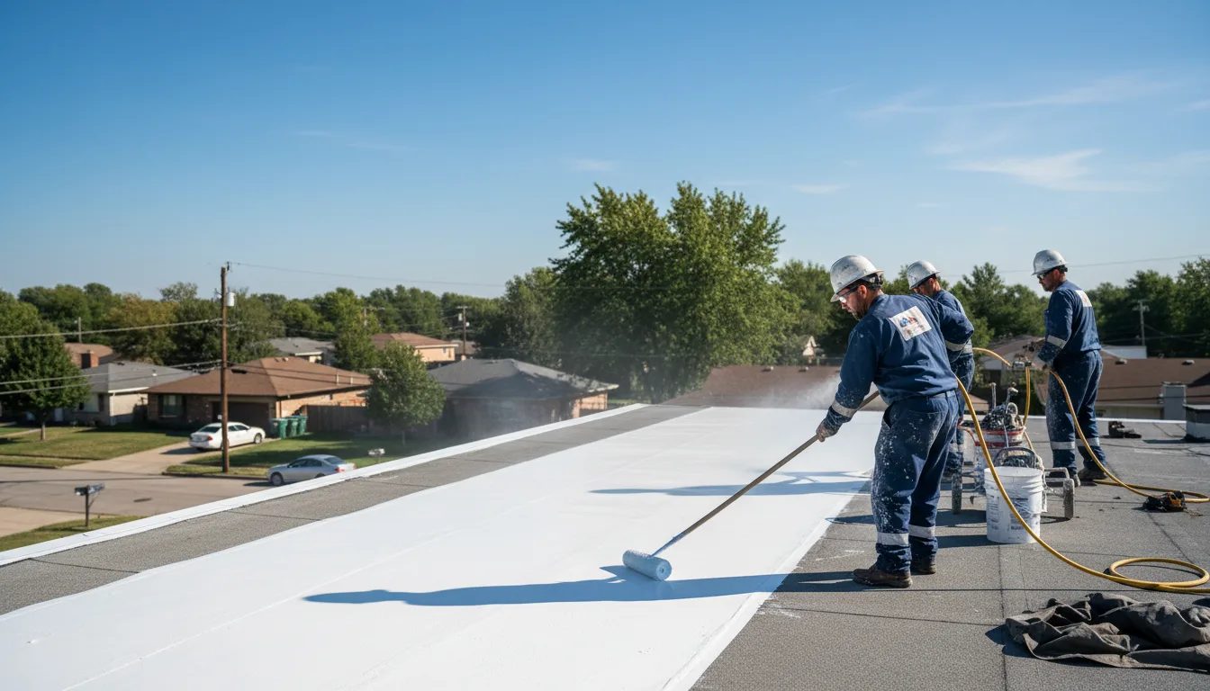 Commercial roof coating in Dresden, NY near me